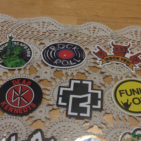 Rock Music Stickers for cellphones, computers, laptops, lockers, hyroflask - Picture 2 of 6